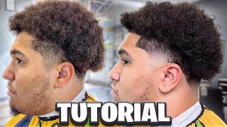 Blurry Mid Taper Barber Tutorial  Step By Step [upl. by Sirrah]