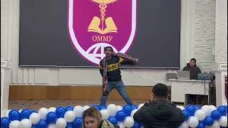 Sindhi culture day Sindhi dance ho jamalo osh international medical university in Kyrgyzstan [upl. by Ackerman]