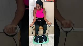 How to use the vibration plate while seated [upl. by Eimmat]