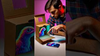 Testing a DIY 3D Hologram Projector with a Cardboard Box – Does It Really Work [upl. by Otrebile]