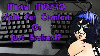 Mistel MD770 Split Keyboard Review Quickie Hardware [upl. by Linc188]