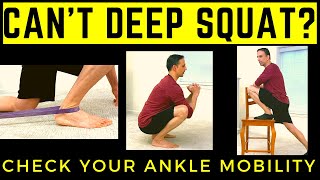 Improve Your DEEP SQUAT w Talus Adjustment [upl. by Volotta77]