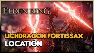 Elden Ring Lichdragon Fortissax Location [upl. by Heber]