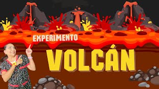 Cómo Hacer un Volcán de Lava  Experimento para Niños Paso a Paso [upl. by Heiney382]