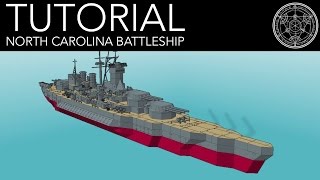 Warship Craft North Carolina Tutorial 50 Sub Special [upl. by Kam]