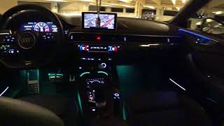 2018 Audi S5 Coupe Prestige  Interior Lighting at Night [upl. by Areikahs169]