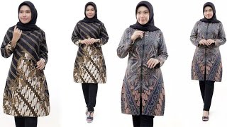 37 TUNIK BATIK MODERN 2020 YANG LAGI POPULER [upl. by Sinaj]