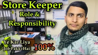 How to Get Store keeper Job  Store Keeper Role amp Responsibility  Salary  InfoTech Vlog [upl. by Annirak383]