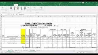 PLANILLAS DE SUELDOS Y SALARIOS COMPLETA [upl. by Aram]