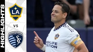 HIGHLIGHTS LA Galaxy vs Sporting Kansas City  September 04 2022 [upl. by Eiramaneet]