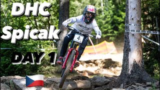 🏁IXS Downhill Cup Spicak 🇨🇿 Race Vlog 🎥 Downhill Training Freitag  ergotec Racing  Steffen Smets [upl. by Benedick635]