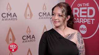 Ashley McBryde EXTENDED INTERVIEW CMA Awards 2022 [upl. by Heinrich]