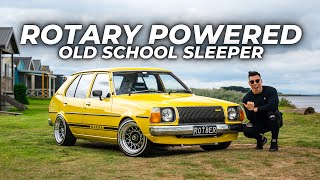 BRIDGEPORTED 12A Mazda 323 GLC  Naughty Old School Rotary SLEEPER [upl. by Leo]