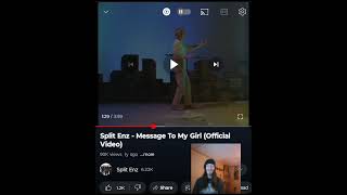 SPLIT ENZ MESSAGE TO MY GIRL THIS ONE IS A HARD HITTER EMOTIONALLY 💜🖤INDEPENDENT ARTIST REACTS [upl. by Lirret]