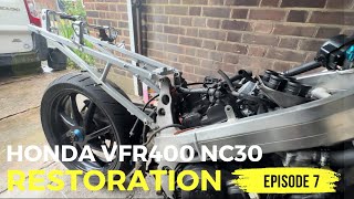 HONDA VFR400 NC30 Restoration Episode 7 [upl. by Ratep]