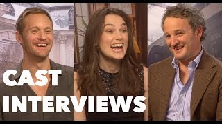 THE AFTERMATH Cast Interviews Keira Knightley Alexander Skarsgard Jason Clarke [upl. by Clyde]