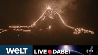 HAWAII Spektakulär Vulkanausbruch Kilauea spuckt Feuer und Lava I WELT LIVE DABEI [upl. by Miett964]