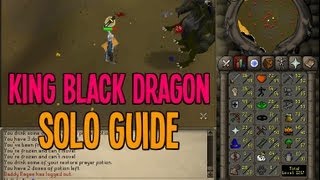 RS 2007  King Black Dragon Solo Commentary Guide First solo at max melee [upl. by Ladnyc]