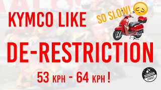 UNLEASH Your Kymco Scooter Simple Derestriction Hack for High Speeds [upl. by Adleme]