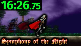 Its Finally OVER Castlevania SotN Any Speedrun in 1626 World Record [upl. by Liggitt]