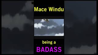 Mace Windu Being an Unmitigated Boss starwars macewindu clonewars [upl. by Klara]