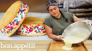 Making 28000 Pastries a Week in a Small Brooklyn Bakery  On The Line  Bon Appétit [upl. by Golden140]