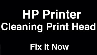 HP Printer Cleaning Print Head  Fix it Now [upl. by Jemina]