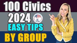 2024 US Citizenship Official USCIS 100 Civics Questions 2008 version BY GROUP [upl. by Ttereve]