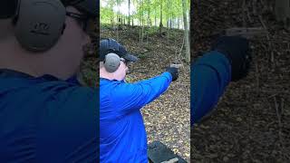 💣357 Sig VS 9mm Followup ShotsFelt Recoil 12 Yards from Target [upl. by Sharona]