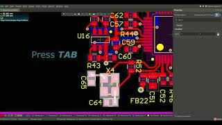 Altium Designer Tutorial  Component reroute Feature move component with tracks [upl. by Castara]