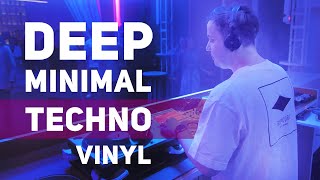 DEEP MINIMAL TECHNO VINYL DJ SET  CLUB PARTY [upl. by Idzik]