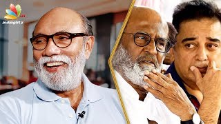 Why Im not entering politics  Sathyaraj Interview  Rajini Kamal  Echarikkai Movie [upl. by Aietal563]