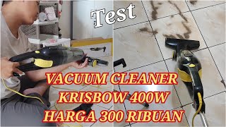 Vacuum Cleaner Krisbow 400W  Test Kekuatan [upl. by Nilyac552]