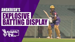 Angkrish Raghuvanshi Impresses in Practice Match  KnightsTV  TATA IPL 2024 [upl. by Annabel]