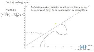 Matematikk 1P  Funksjonsbegrepet [upl. by Hewart]