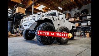 H1 HUMMER Lifted 14quot INCHES [upl. by Breana332]