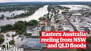 Eastern Australia reeling from NSW and Queensland 2022 floods as downpour moves south [upl. by Lazaruk]