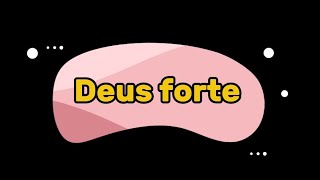 LIBRAS  DEUS FORTE  ANTÚNIA [upl. by Opalina585]