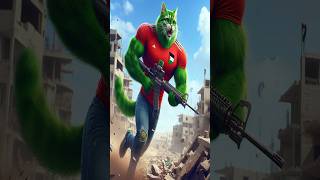 Cute Cat 😘😃😸 In War 3 shorts cat cats cuteanimal funny catshark catcatfunnyfightcompilation [upl. by Taima560]