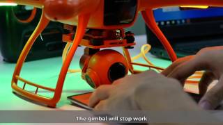 WINGSLAND MINIVET GIMBAL UPDATING INSTRUCTION [upl. by Aelhsa]