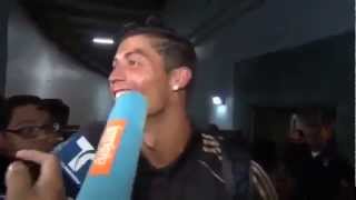 Cristiano Ronaldo FUNNY EPIC FAIL STUPID Reporter [upl. by Dawn67]