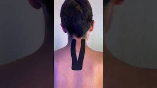 Vendaje Neuromuscular para latigazo cervical KineTape vendajeneuromuscular vendaje fisioterapia [upl. by Chrissie]