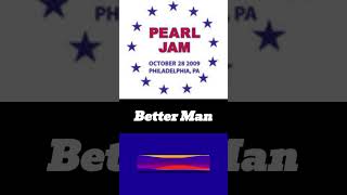 Pearl Jam Better Man Philly Night 2 102809 rock pearljam music alternative live pj grunge [upl. by Manvil756]