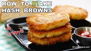 How to make Perfect HASH BROWNS at home [upl. by Eanal]