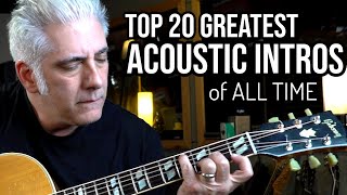 TOP 20 ACOUSTIC GUITAR INTROS OF ALL TIME [upl. by Candice]