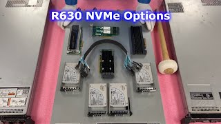 Dell PowerEdge R630 Server  NVMe SSDs Overview  Install Tips  How to Configure  M2  U2  PCIe [upl. by Minnie446]