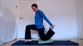 Quad Stretch for OsgoodSchlatter Disease [upl. by Nylirac]