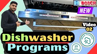 How To Use Bosch Dishwasher  Bosch 15 Place Settings Dishwasher  Bosch Best Dishwasher Part 02 [upl. by Forsta]