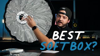 Neewer 65cm Parabolic Softbox Unboxing amp Test  Best Softbox [upl. by Orutra]