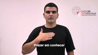 Libras  Prazer em conhecer [upl. by Ilil]